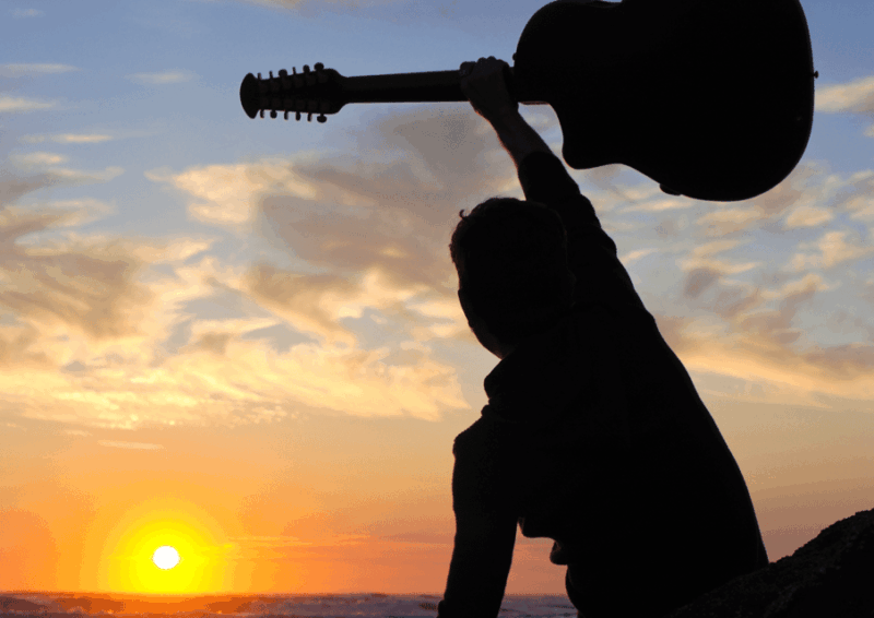 Sunset to Corsican Song on a Catamaran - Catamaran Journey