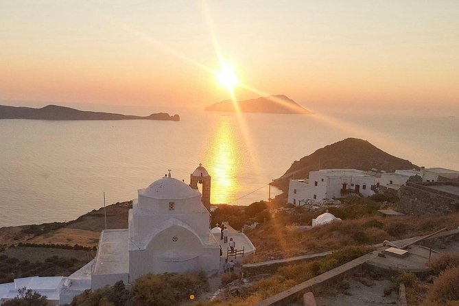 Sunset Tour at Enchanting Plaka, Milos - Panagia Korfiatissa Cathedral Splendor