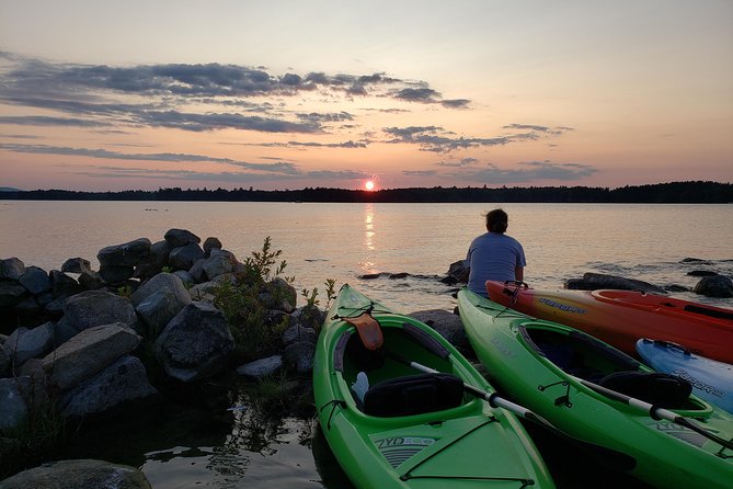 Sunset Tour by Kayak on Sebago Lake Maine - Kayaking on Sebago Lake
