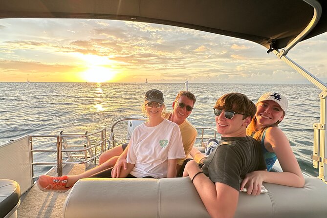 Sunset Tour in Naples Bay on a New Godfrey- All Included - Health and Accessibility Information