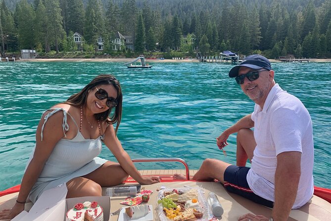 Sunset Wine & Cheese Emerald Bay Boat Charter - The Sunset Wine and Cheese Delight