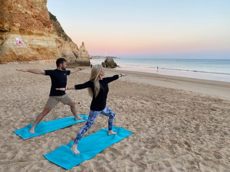 Sunset Yoga at Portimaos Beautiful Beach by El Sol Lifestyle - Experience Description