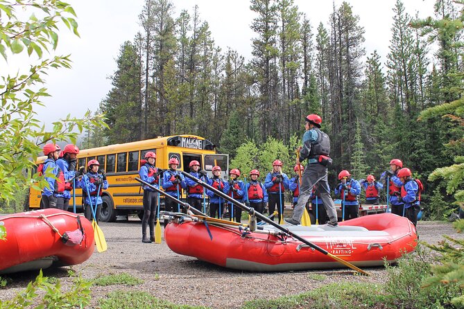 Sunwapta Challenge Whitewater Rafting: Class III Rapids - Dramatic Rocky Mountain Landscape
