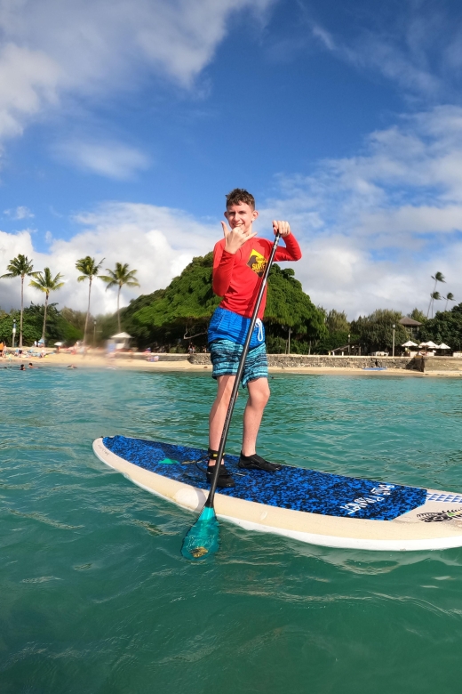 SUP Lesson in Waikiki, 3 or More Students, 13YO or Older - Key Points