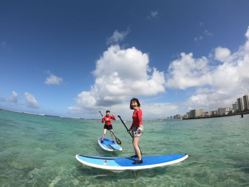 SUP Lesson in Waikiki, 3 or More Students, 13YO or Older - Pickup and Location