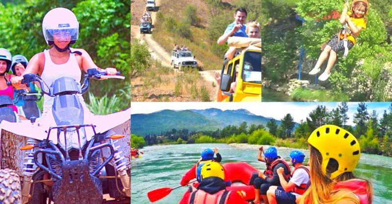 Super Combo: Rafting, Quad or Buggy Ride, Zipline, Jeep Tour - Riverside Lunch and Gear