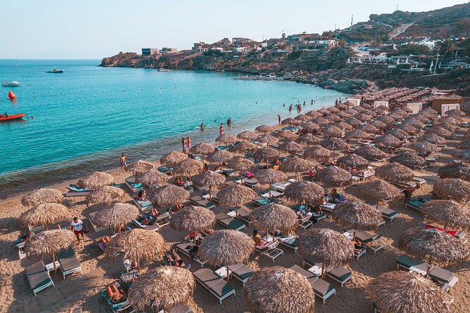Super Paradise Beach Mykonos Seaside Sunbed (1st Row) - Food, Drink, and Service