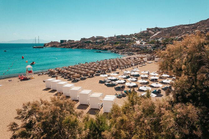 Super Paradise Beach Mykonos Seaside Sunbed (5th Row and Back) - Accessibility and Additional Information