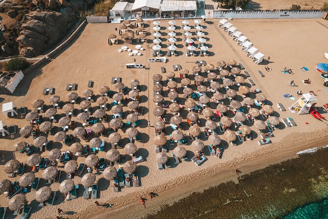 Super Paradise Beach Mykonos Seaside Sunbed (5th Row and Back) - Highlights of the Experience