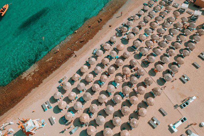 Super Paradise Beach Mykonos Seaside Sunbed (5th Row and Back) - Food and Drink Service