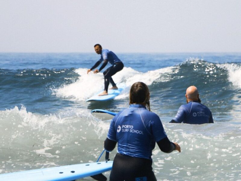 Surf Day at Porto Surf School 3h Surf Lesson With Shuttle - Meeting Point and Transportation
