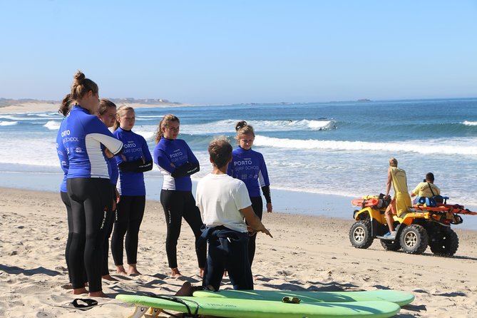 Surf Day at Porto Surf School 3h Surf Lesson With Transport From the City Center - Inclusions and Meeting Details
