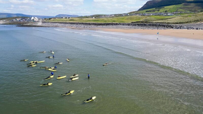 Surf Lessons in Co. Sligo, on The Wild Atlantic Way - Changing Area and Showers