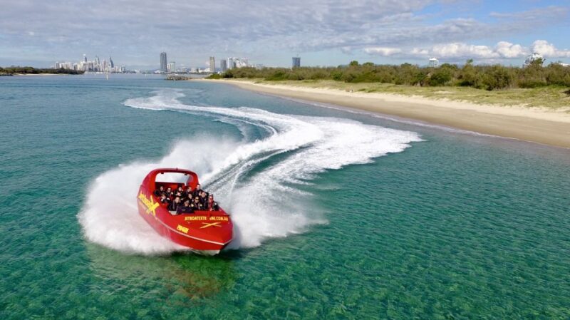 Surfers Paradise: Jetboat Ride and Surf Lesson - Age and Health Restrictions