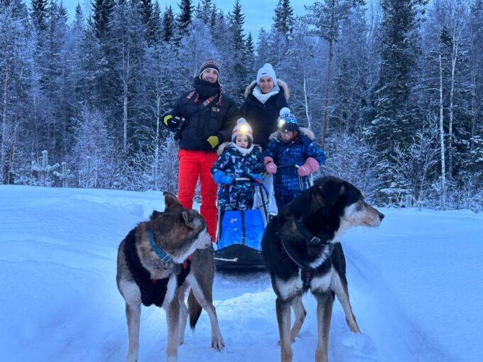 Swedish Lapland : Sled Dog and Reindeer Farm With the Family - Airport Transfers and Gear