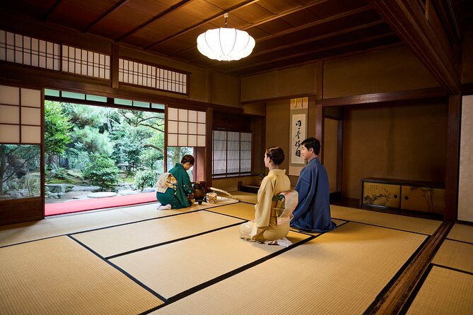 Sweets Making & Kimono Tea Ceremony at Kyoto Maikoya, GION - Matcha Tea Ceremony