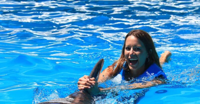 Swim With Dolphins Ride - Interactive Aquarium Cancun - Key Points