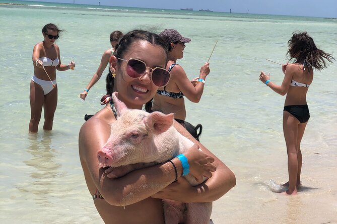 Swimming Pigs Beach Day+Snorkeling Bundle (Lunch+Tropical Drinks) - Explore the Swimming Pigs