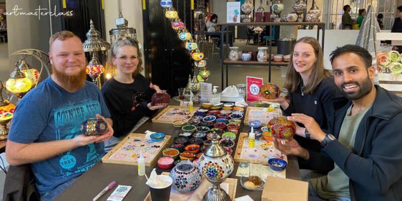 Sydney: Mosaic Lamp Making Workshop - Mosaic Techniques