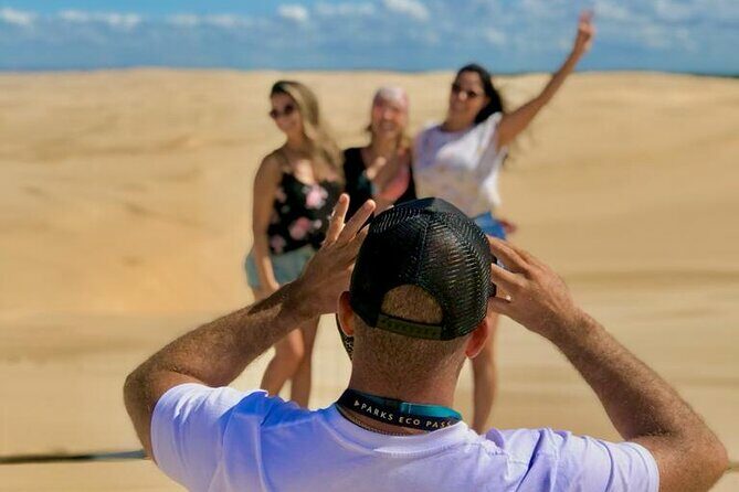 Sydney: Port Stephens Sandboarding, Dunes & Dolphin Cruise option - Key Points