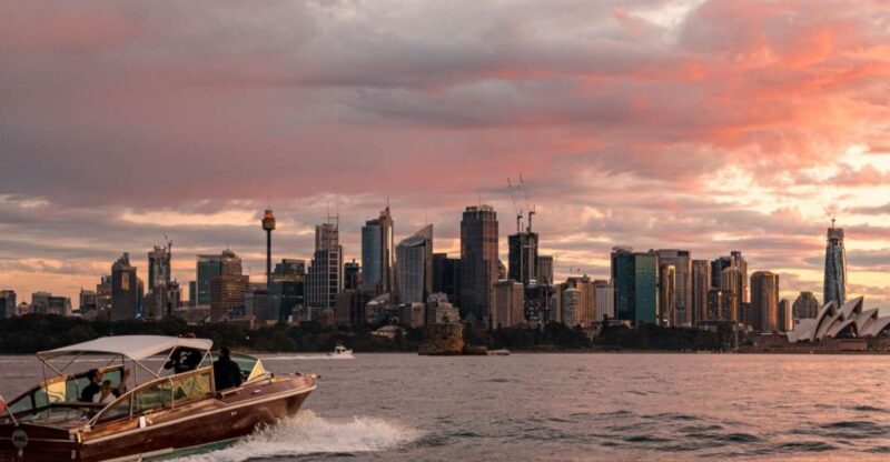 Sydney: Private Sunset Cruise With Wine for up to 6 Guests - Stunning Harbour Sunset