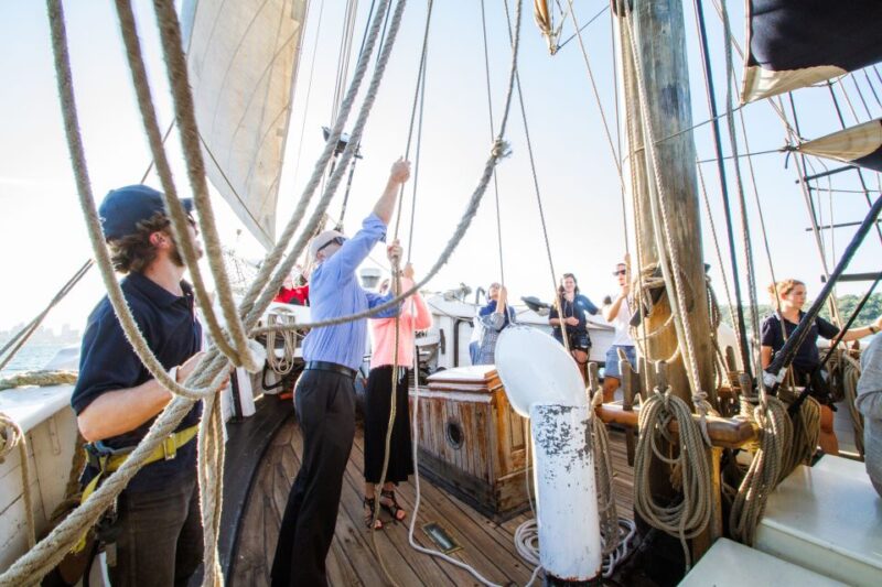 Sydney: Tall Ship Harbour Twilight Dinner Cruise - Onboard Experiences