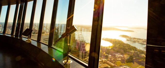 Sydney Tower Eye: Entry With Observation Deck - Interactive Touchscreens and Binoculars