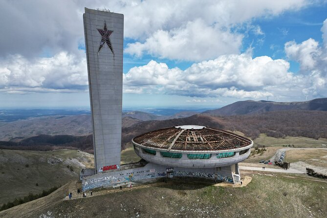 Symbol of the Communism Buzludzha Monument and the Rose Valley - Shipka Memorial Church