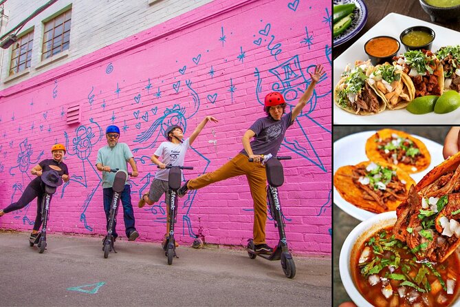 Taco Lovers | E-Scooter Downtown Foodie Tour - Inclusions