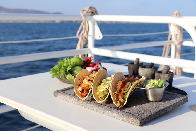 Tacos Buffet & Open Bar Cruise! Los Cabos Round Transportation - Frequently Asked Questions