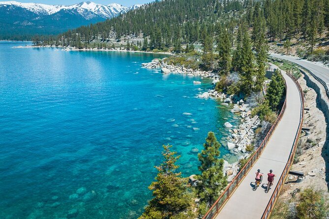Tahoe Coastal Self-Guided E-Bike Tour - Full-Day | World Famous East Shore Trail - Biking Along Paved Paths