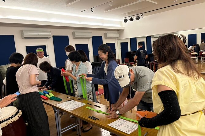 Taiko Japanese Drum Experience in Osaka - Preparing for the Taiko Drum Experience