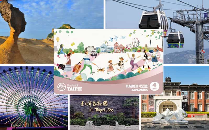 Taipei: 30 Attractions & Transport Card Fun Pass - Attractions Included in the Pass
