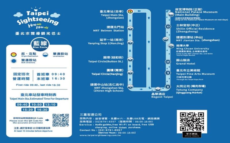 Taipei: Hop-On Hop-Off Sightseeing Bus With Audio Guide - Experience and Features