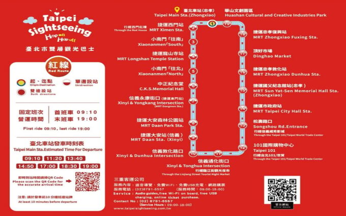Taipei: Hop-On Hop-Off Sightseeing Bus With Audio Guide - Convenient Transportation