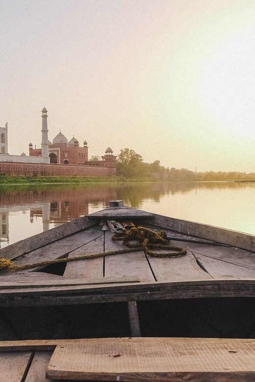 Taj Mahal Back View Yamuna Boat Ride Tour - Scenic Photograph Opportunities