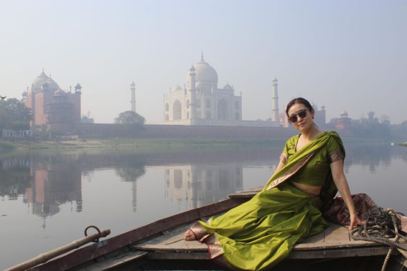 Taj Mahal Back View Yamuna Boat Ride Tour - Itinerary and Duration