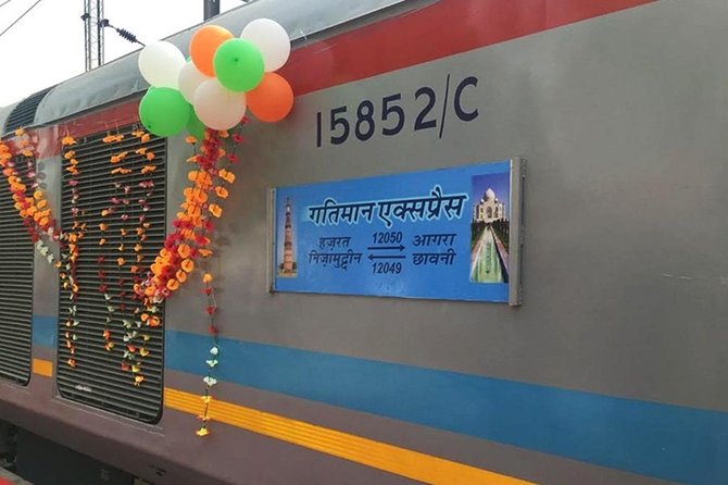 Taj Mahal Tour by Gatimaan Express From Delhi - Train Journey to Agra