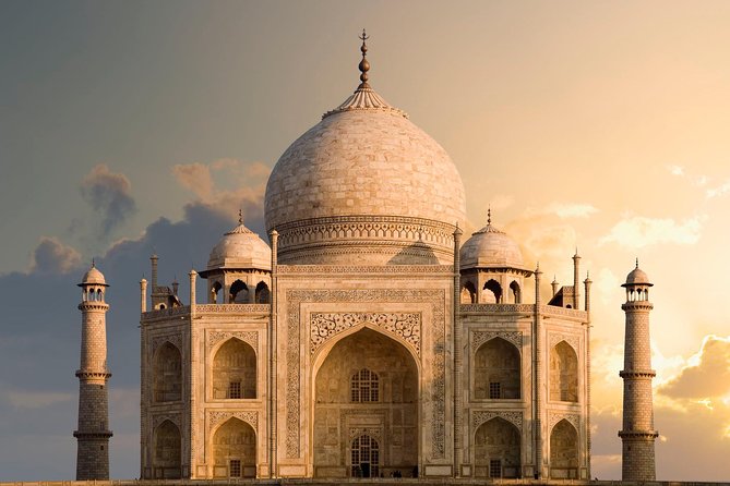 Taj Mahal View While Having Evening High Tea - Taj Mahals Majestic Silhouette