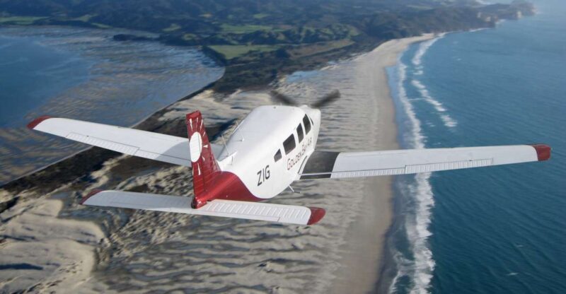 Takaka: Farewell Spit/Abel Tasman Scenic Flight - Flight Route Overview