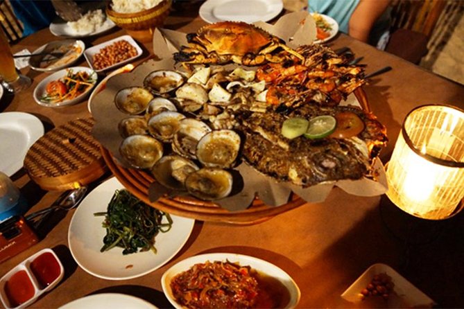 Tanah Lot Temple Tour and Jimbaran Beach Sunset Seafood Dinner - Jimbaran Beach Sunset Seafood Dinner