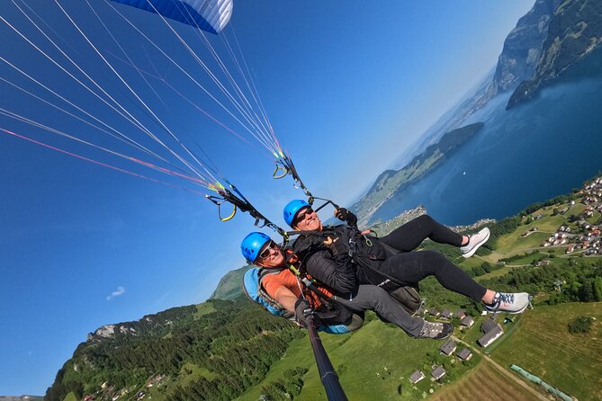 Tandem Paragliding Flight in the Lucerne Region - Breathtaking Swiss Alps Scenery