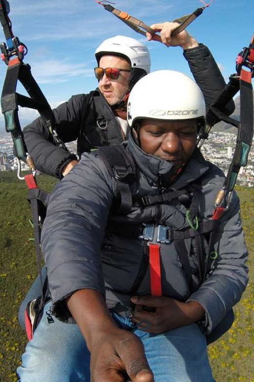 Tandem Paragliding, Green Market and Constantia Wine Tasting - Key Points
