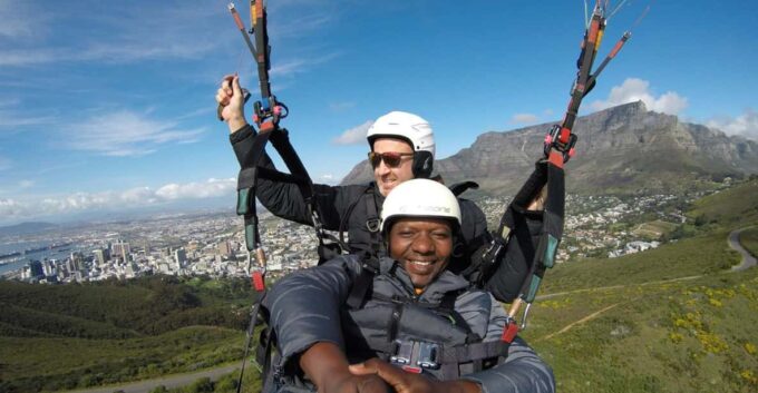 Tandem Paragliding, Green Market and Constantia Wine Tasting - Inclusions and Transportation