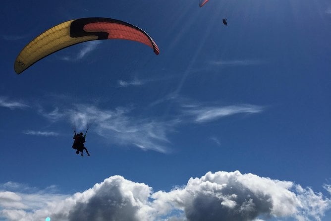 Tandem Paragliding Over the Rugged Lava Fields at Blue Mountains - Logistics and Transportation