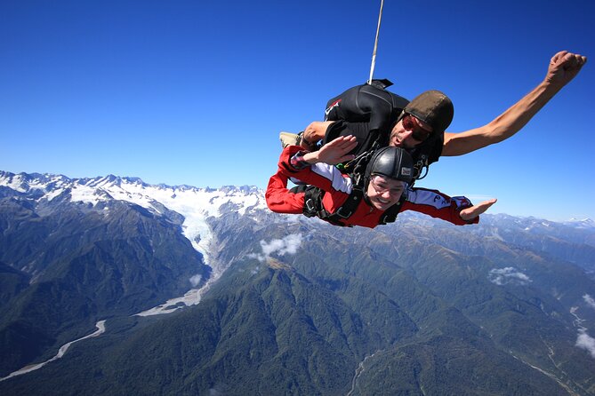 Tandem Skydive 16,500ft From Franz Josef - Additional Photo and Video Options