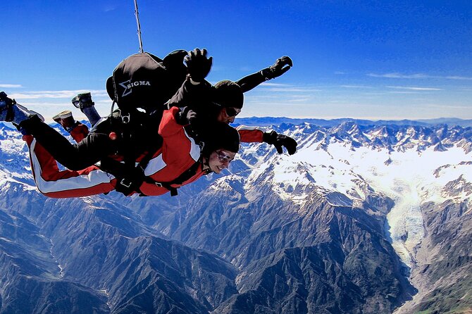 Tandem Skydive 16,500ft From Franz Josef - Notable Customer Reviews