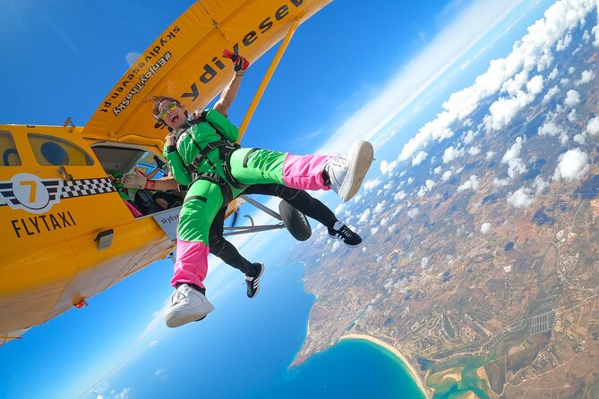 Tandem Skydiving 15,000ft - W/ Shuttle From Faro - Meeting and Pickup Information