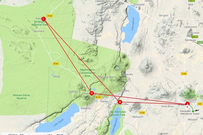 Tanzania Wildlife Encounters - 6 Days - Pick-up Location