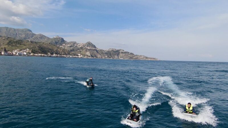 Taormina - Giardini Naxos Electric Jetsurfing Boat Trip - Instructors and Filming Options